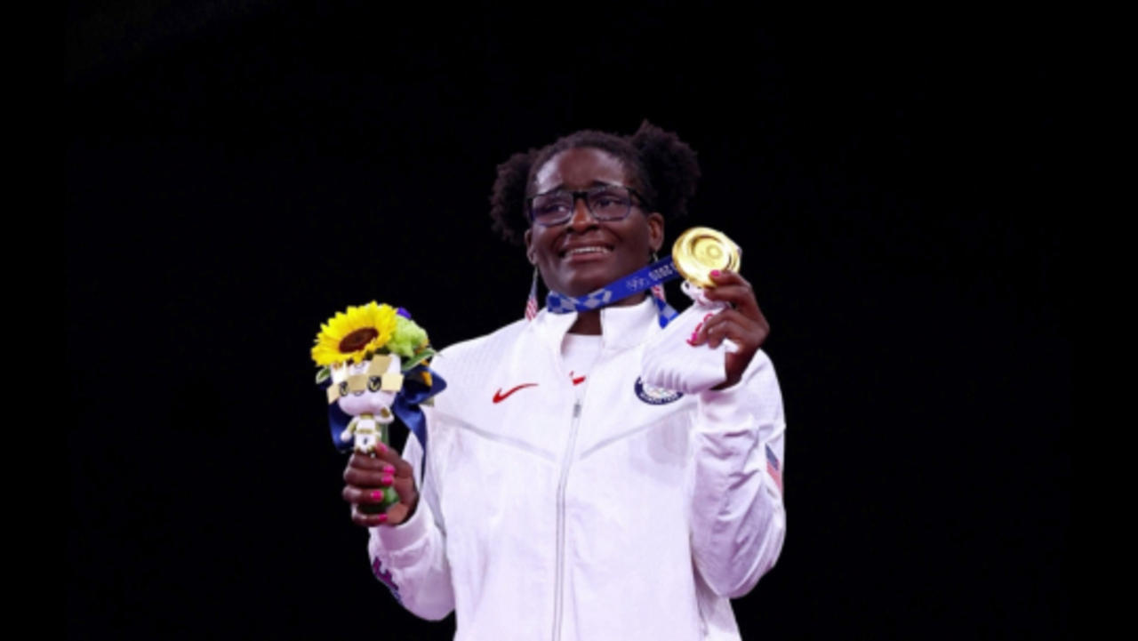 US’s First Black Female Gold Medalist Wrestler Gives Important Piece of Advice