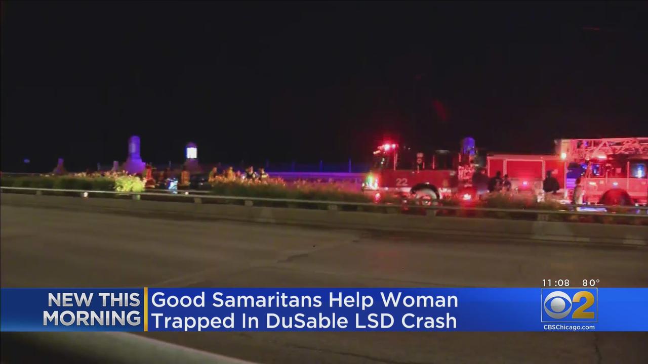 Good Samaritans Help Woman Trapped In DuSable Lake Shore Drive Crash