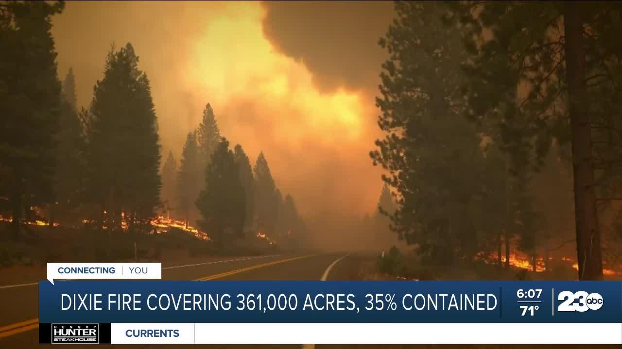 Dixie Fire continues to grow