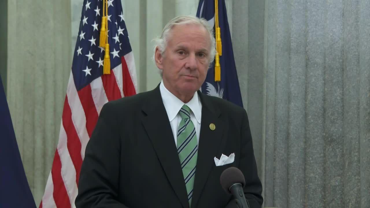 Gov. Henry McMaster holds Monday morning news conference on COVID-19