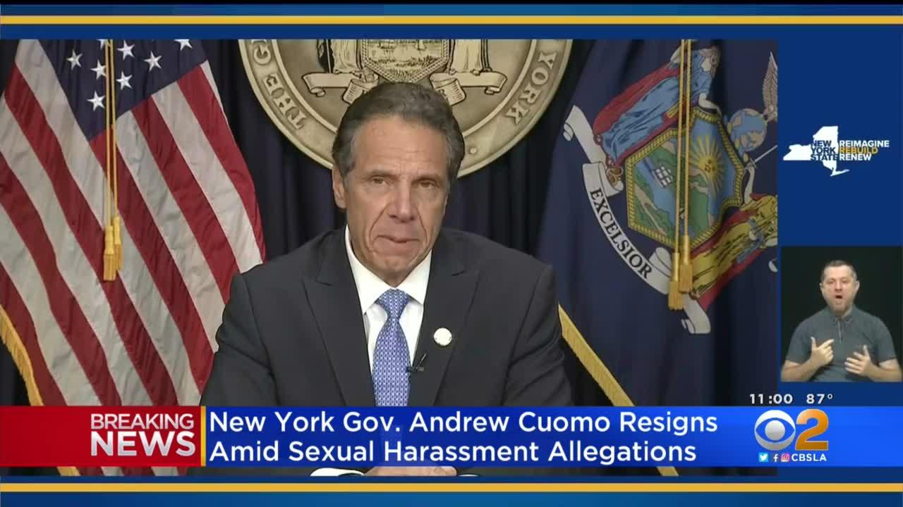 NY Gov. Andrew Cuomo To Resign Over Sexual Misconduct Allegations