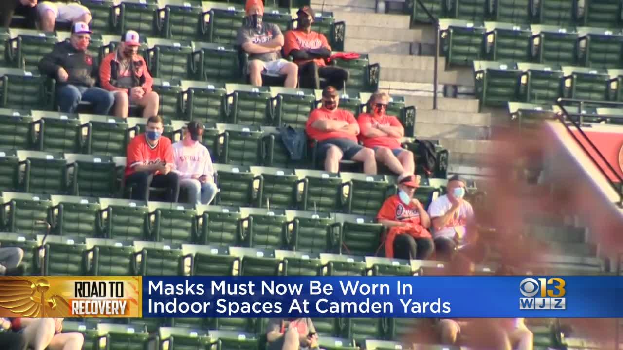 Orioles To Require Masking In Indoor Parts Of Oriole Park At Camden Yards