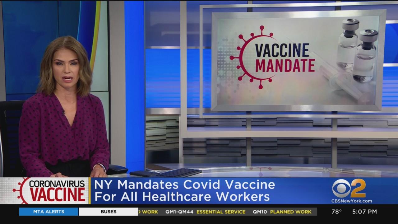 All Healthcare Workers In New York Required To Get First Dose Of COVID Vaccine By Sept. 27
