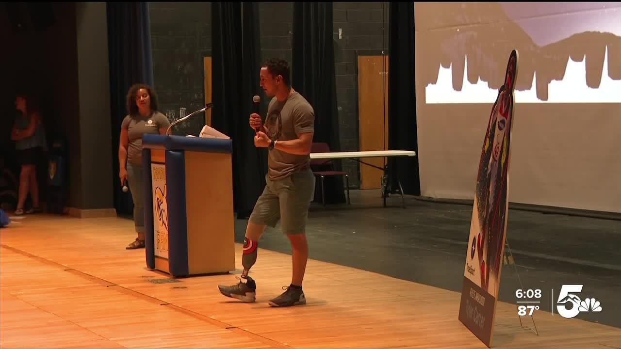 Two-time Paralympian encourages incoming high school freshmen
