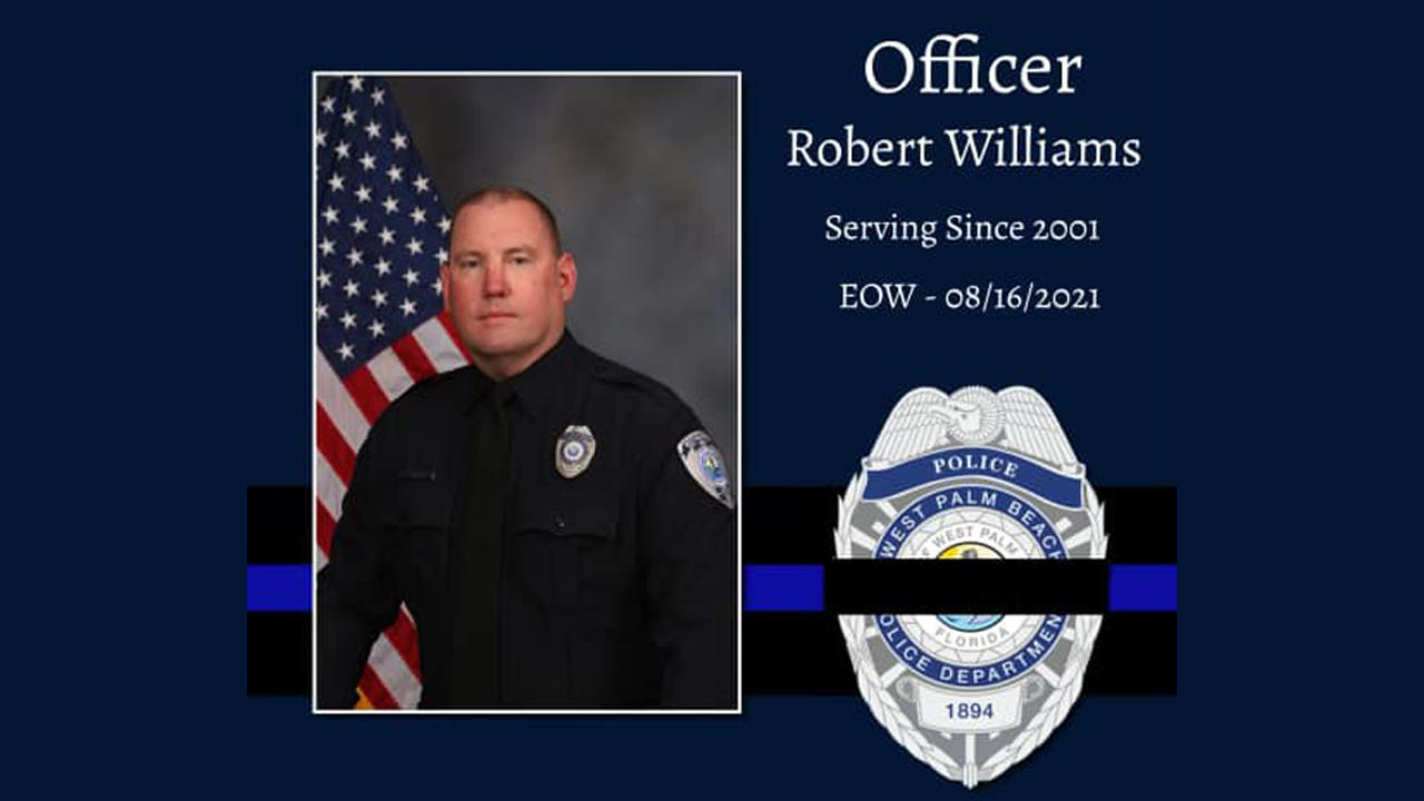 West Palm Beach police officer passes away from COVID-19