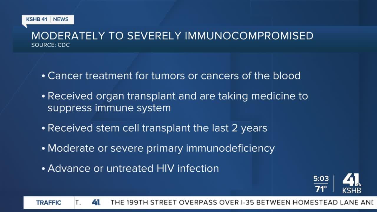 Immunocompromised people can seek 3rd shot in Johnson County starting today