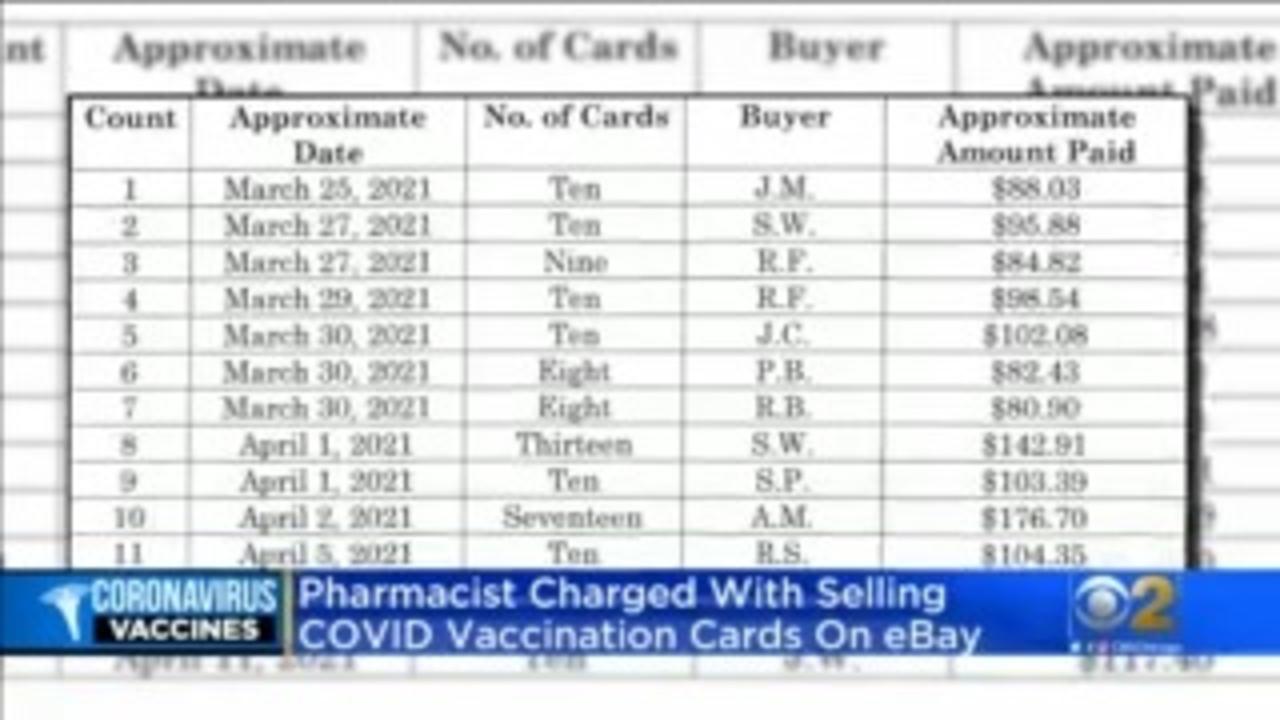 Chicago Pharmacist Tangtang Zhao Charged With Selling COVID-19 Vaccine Cards
