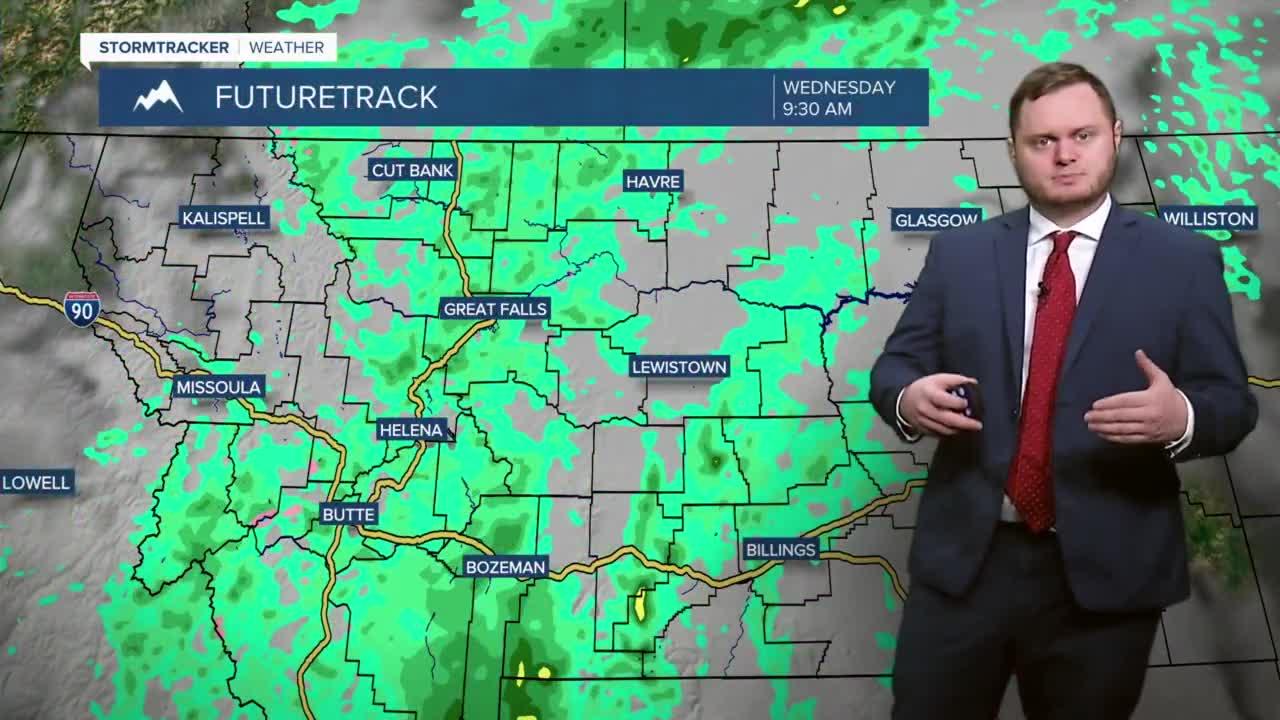 Rain continues today for Western and Central Montana