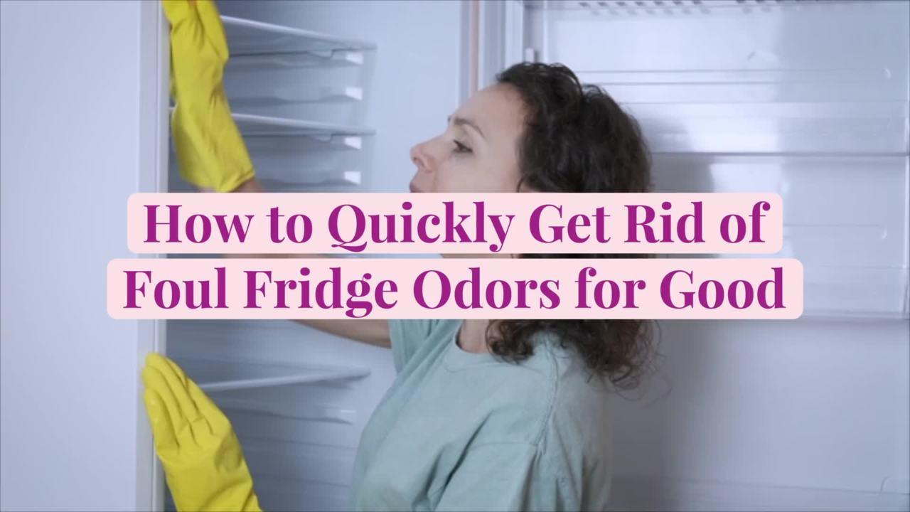 How to Quickly Get Rid of Foul Fridge Odors for Good