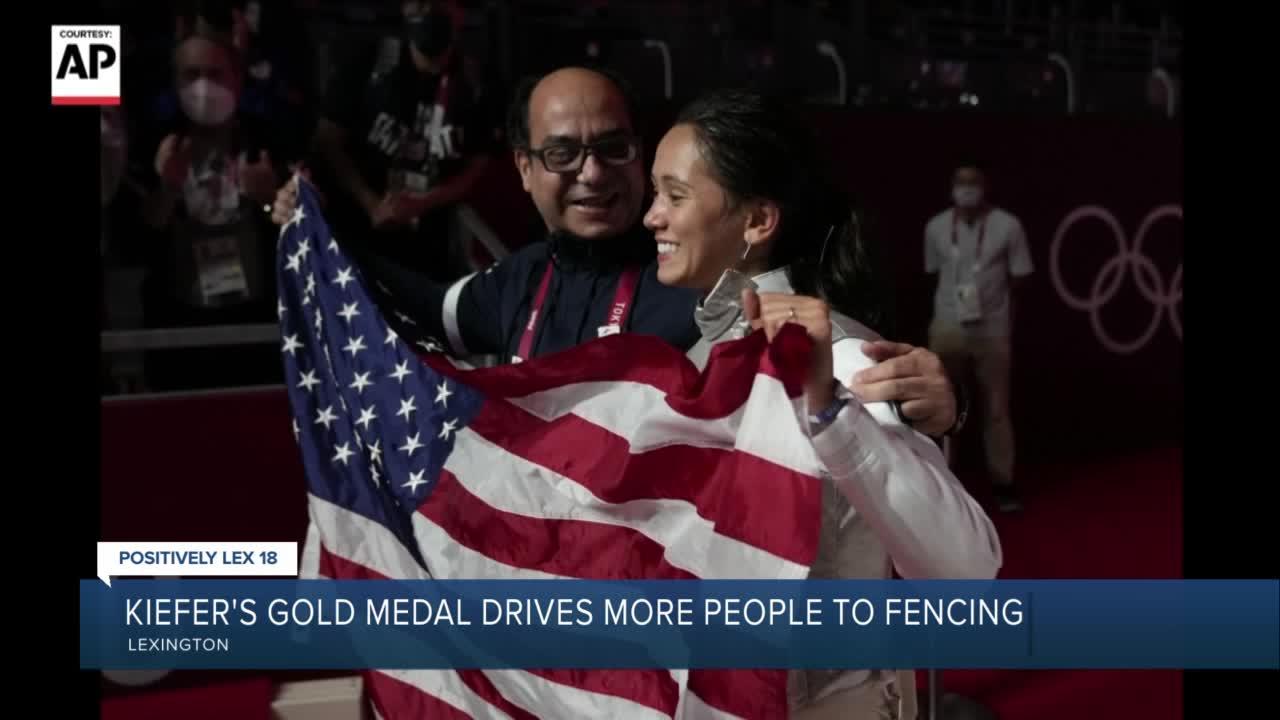 Kiefer's gold medal drives more people to fencing