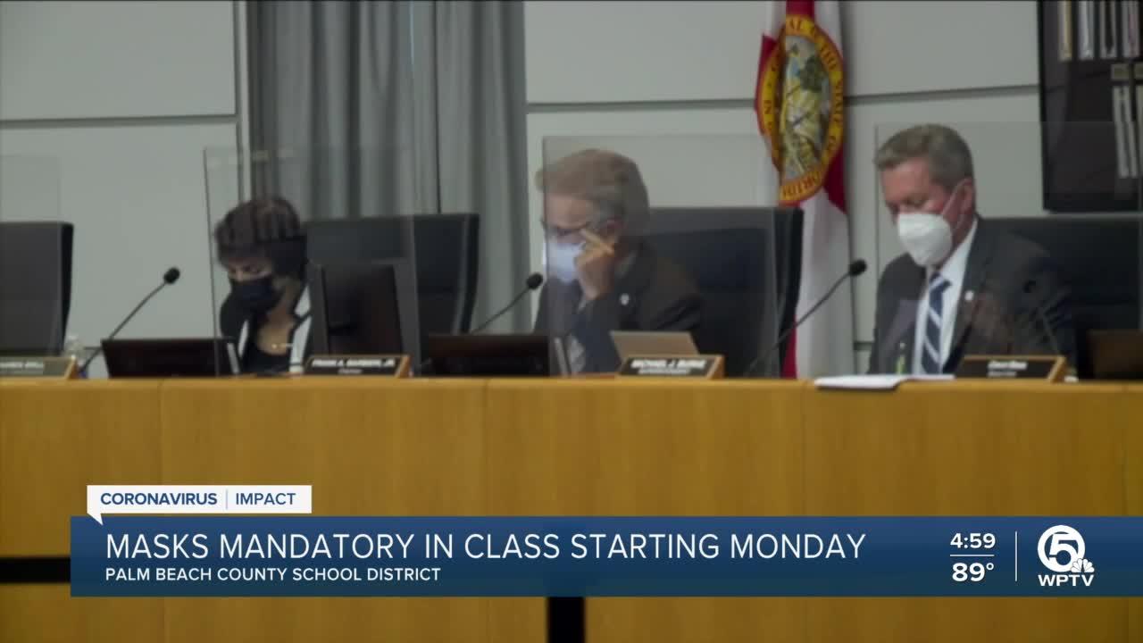 Parents react to Palm Beach County's school mask mandate