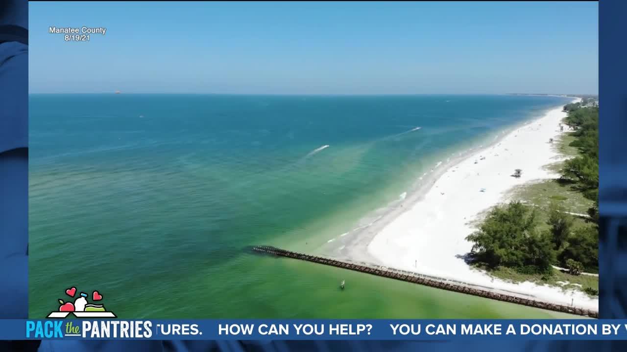 Manatee County using drones to identify red tide debris off shore