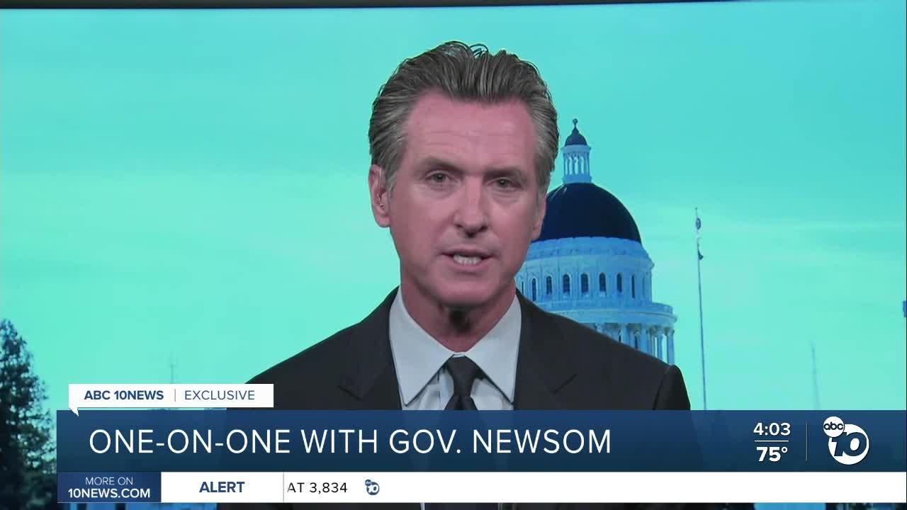 EXCLUSIVE: CA Gov. Gavin Newsom discusses recall, COVID response