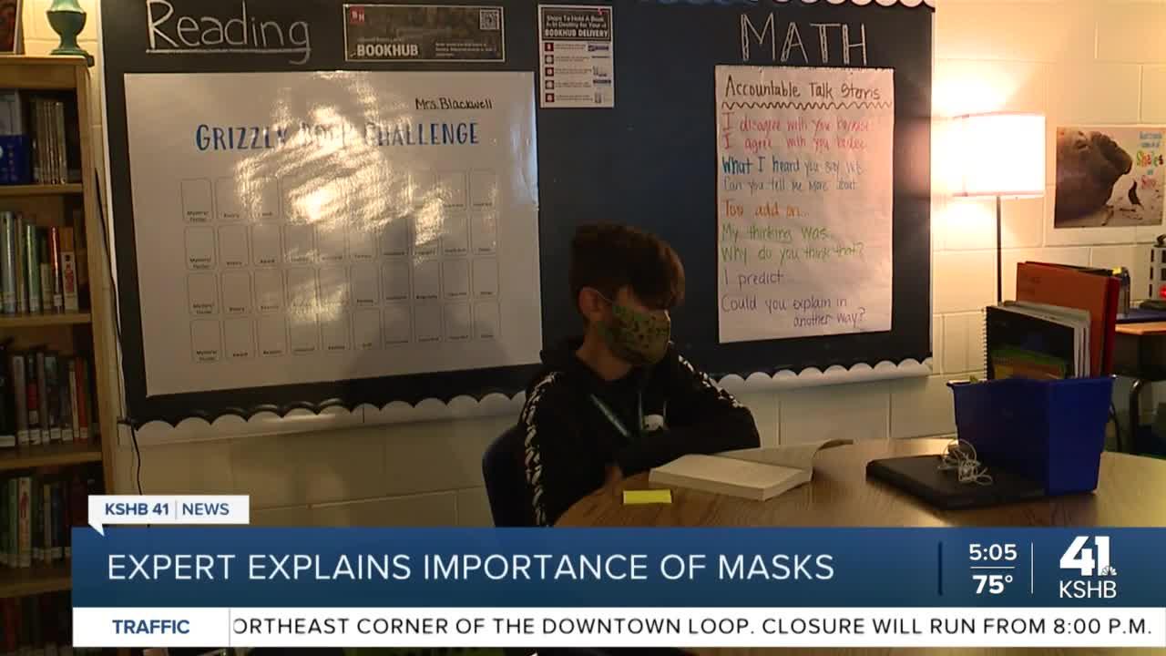 Expert explains importance of masks for school mitigation