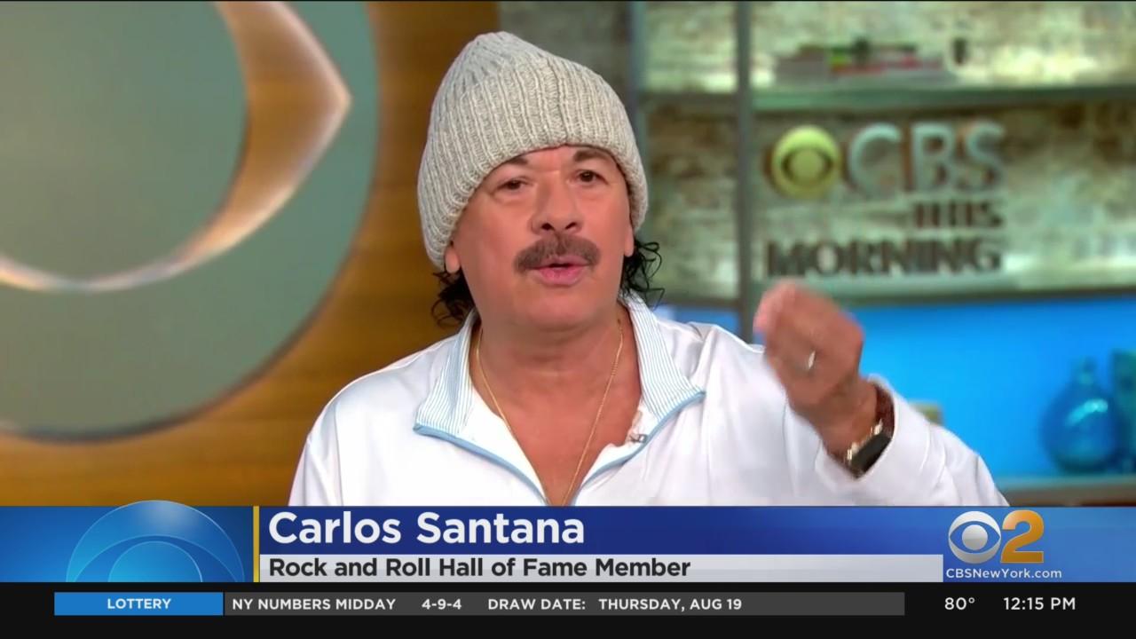 Carlos Santana Promotes Central Park Concert