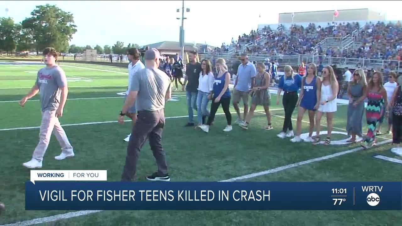 Vigil Held for Fishers Teens Killed in Crash
