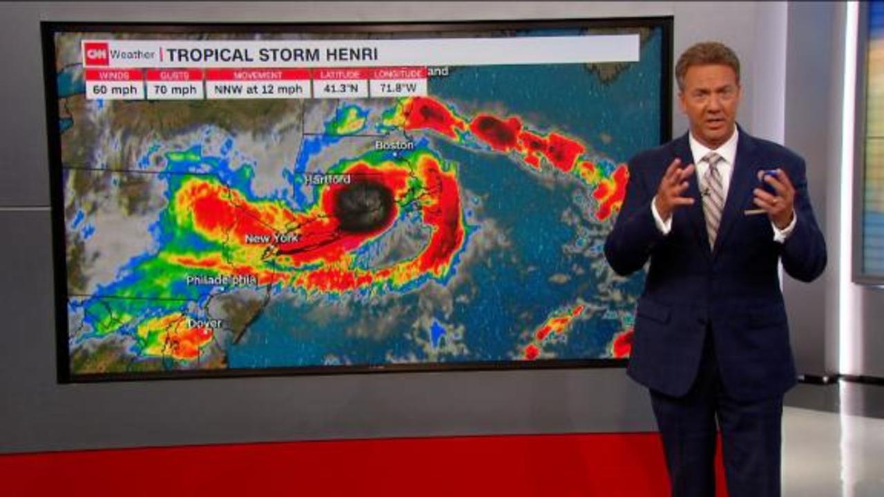 Tropical Storm Henri makes landfall