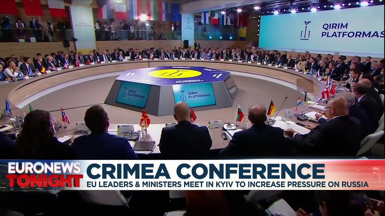 ‘Crimea is Ukraine’: Zelenskyy opens inaugural Crimea summit