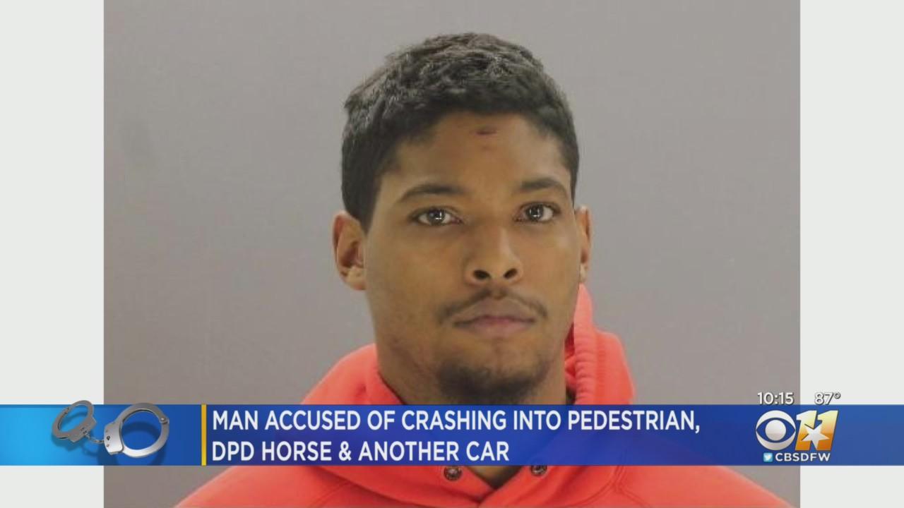Dallas Police: Driver Hits Pedestrian, Horse In Deep Ellum