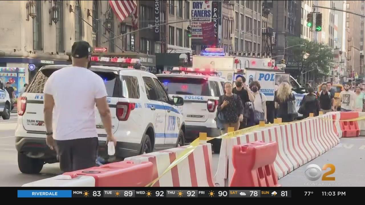 NYPD: Man Waiting For Cab Hit By Stray Bullet In Shooting Near Penn Station