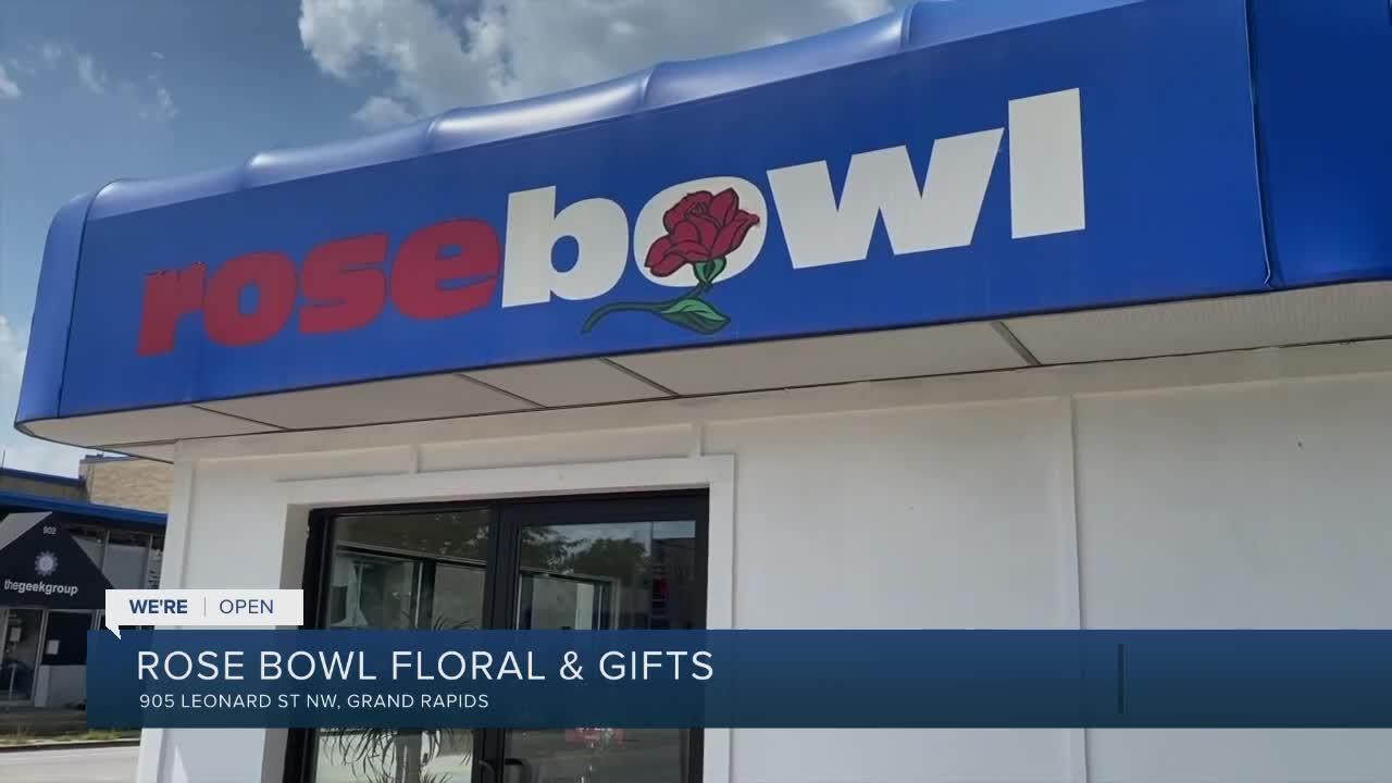 We're Open: Rose Bowl Floral & Gifts