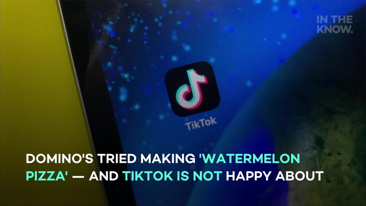 Domino's tried making 'watermelon pizza' — and TikTok is not happy about it