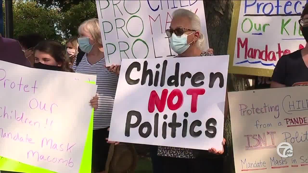 School mask mandates lead to protests