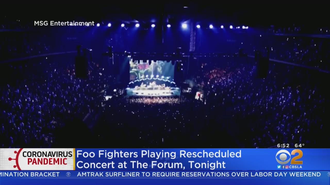Foo Fighters Play Rescheduled Concert At The Forum Tonight