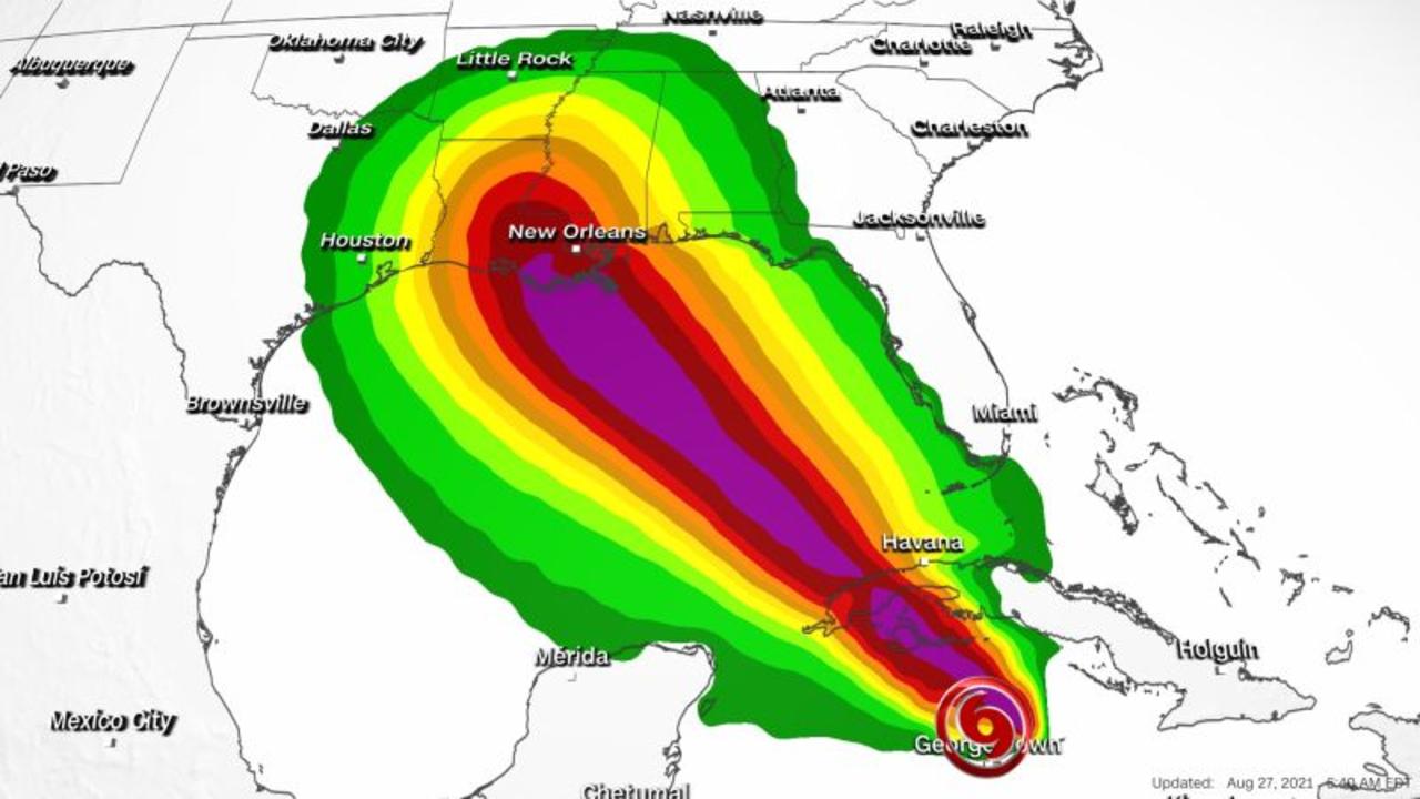 Tropical Storm Ida is forecast to become a major hurricane impacting US Gulf Coast