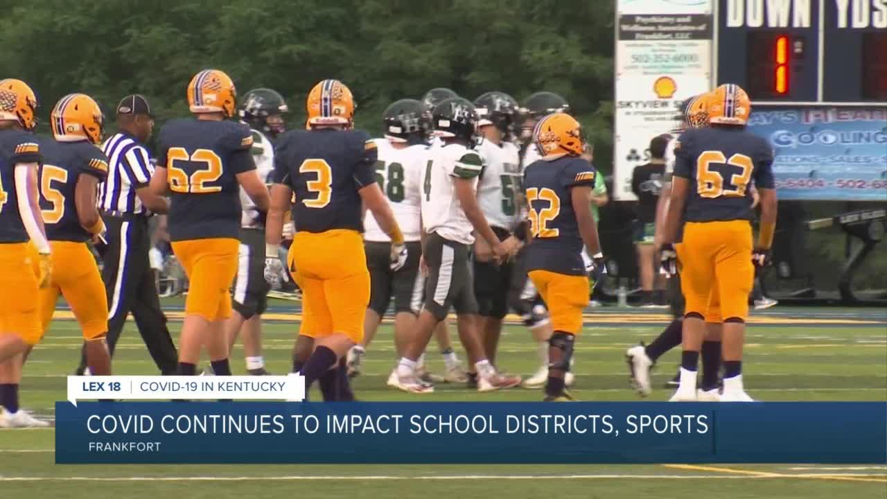 COVID continues to impact school districts, sports