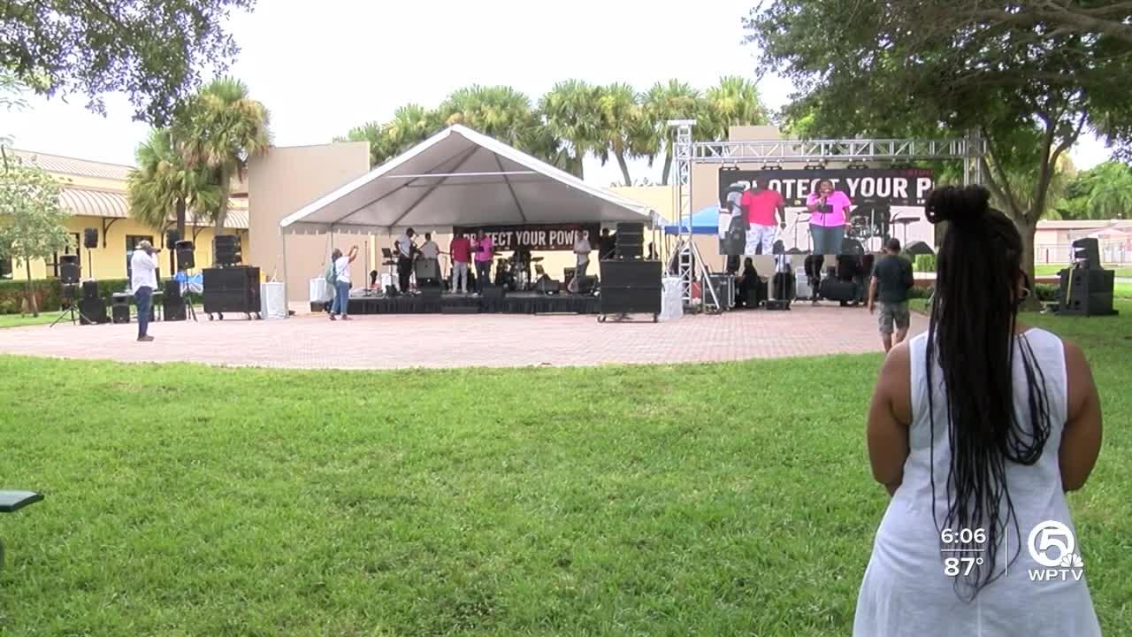 'March on for voting rights' event held in West Palm Beach