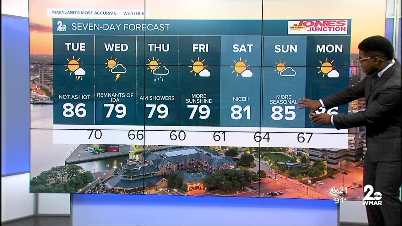 WMAR-2 News Weather at 6