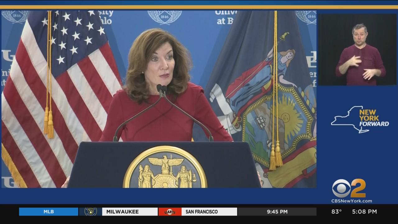 Gov. Kathy Hochul Holds First COVID Briefing