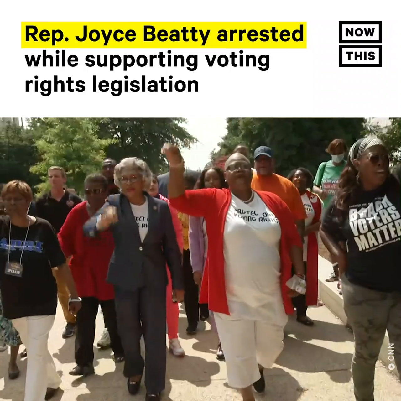 Rep. Joyce Beatty Arrested While Supporting Voting Rights Legislation