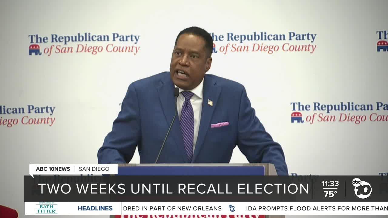 Elder speaks on recall election race with two weeks to go