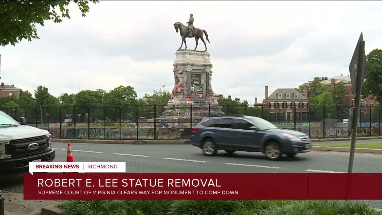 Va Supreme Court rules Lee statue can come down