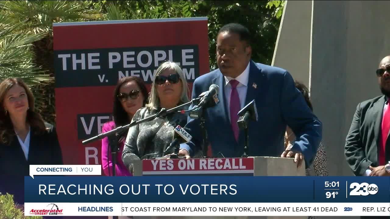 Larry Elder stopped in Bakersfield to discuss the changes he will make if elected Governor