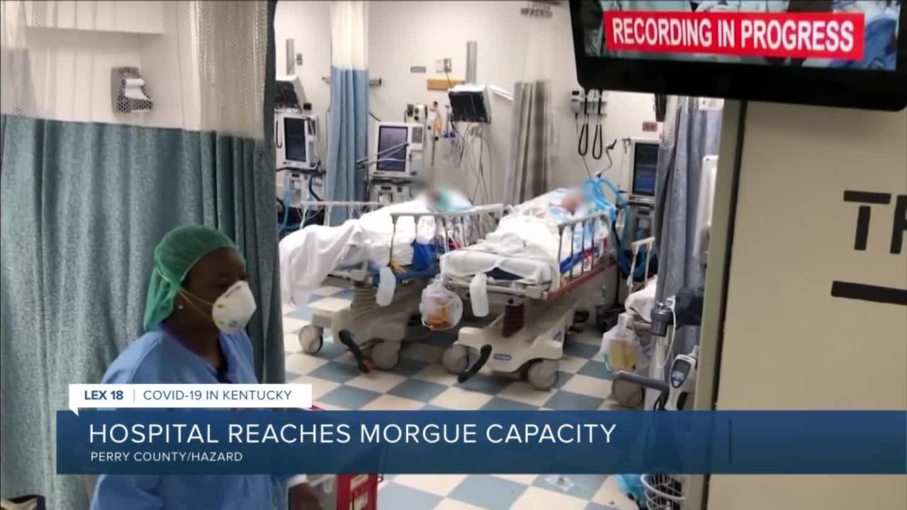 Hospital reaches morgue capacity