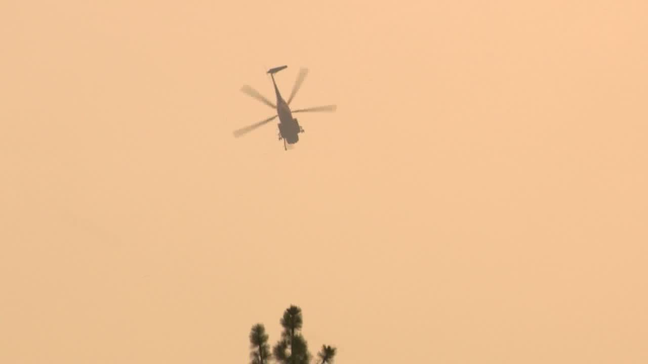Caldor Fire: Firefighters, aircraft take advantage of favorable weather near Lake Tahoe
