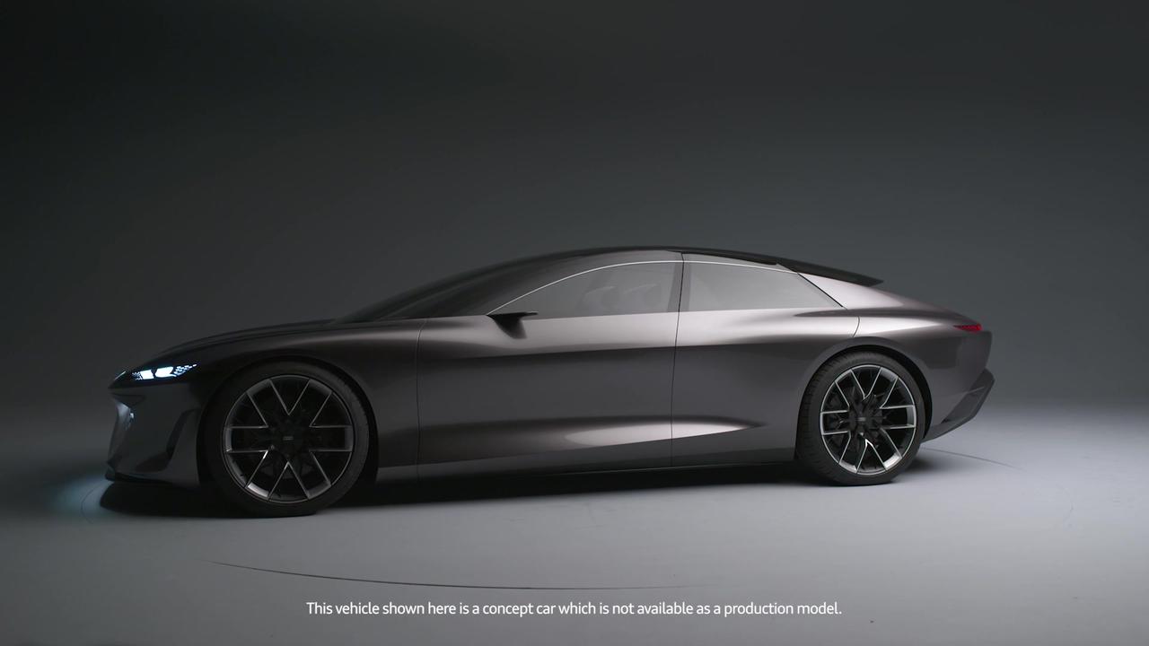 The reveal of the Audi grandsphere concept