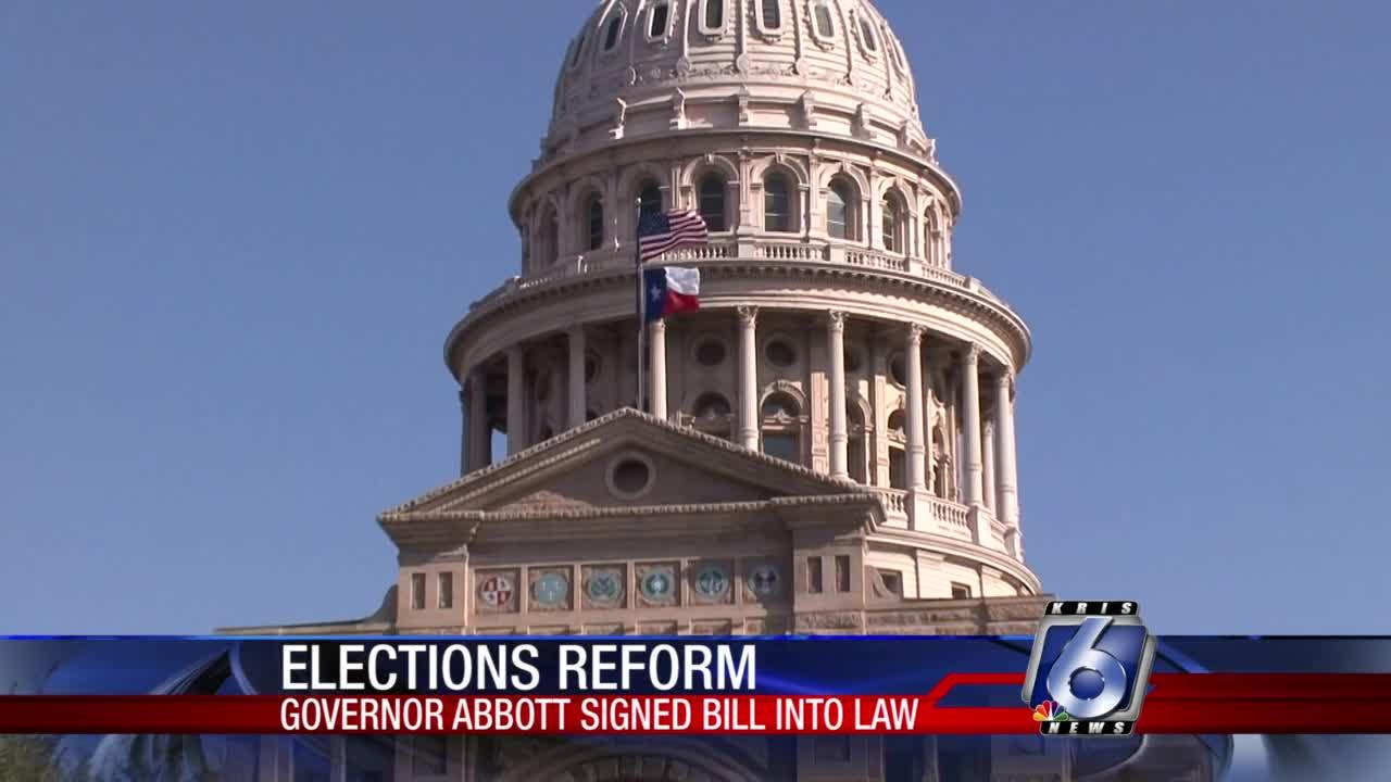 Gov. Abbott signs Texas voting restrictions bill Tuesday