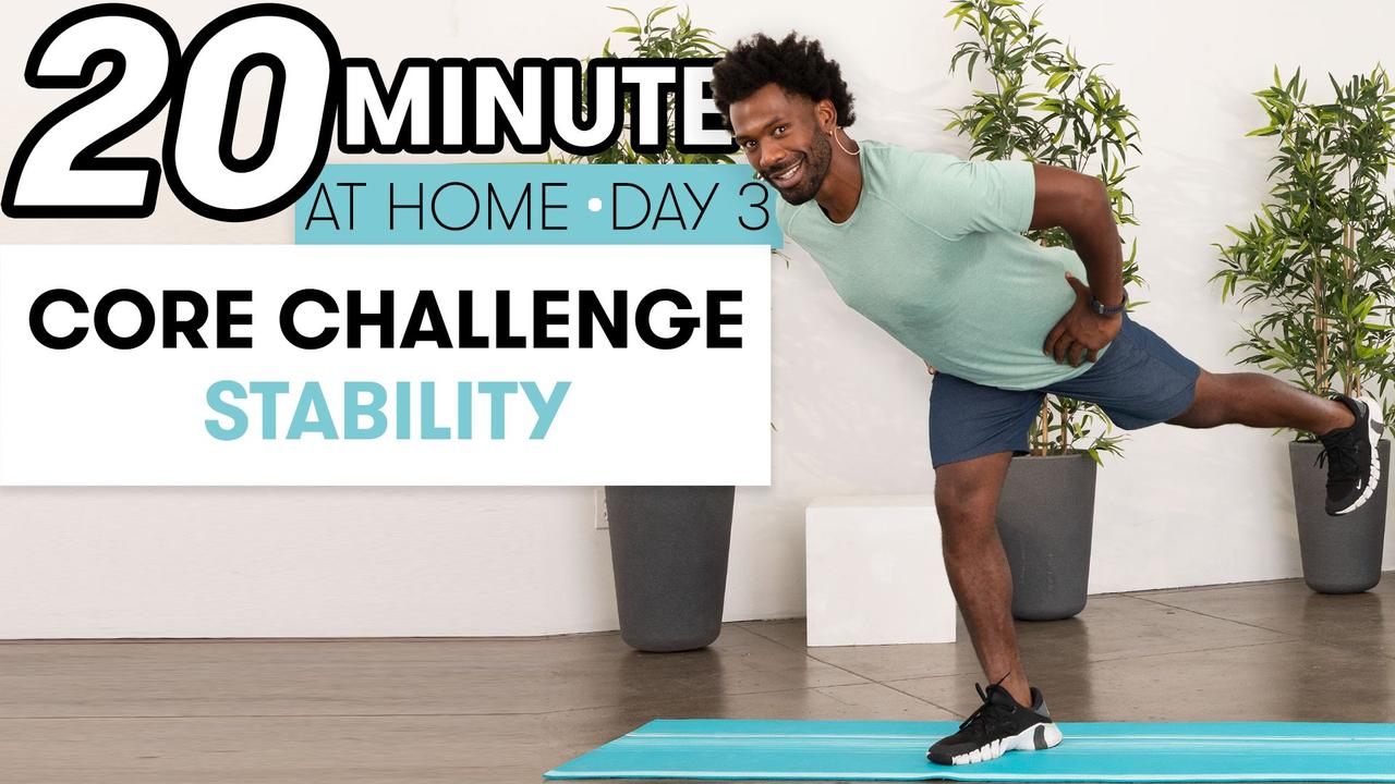 25-Minute Core Stability Workout - Challenge Day 3