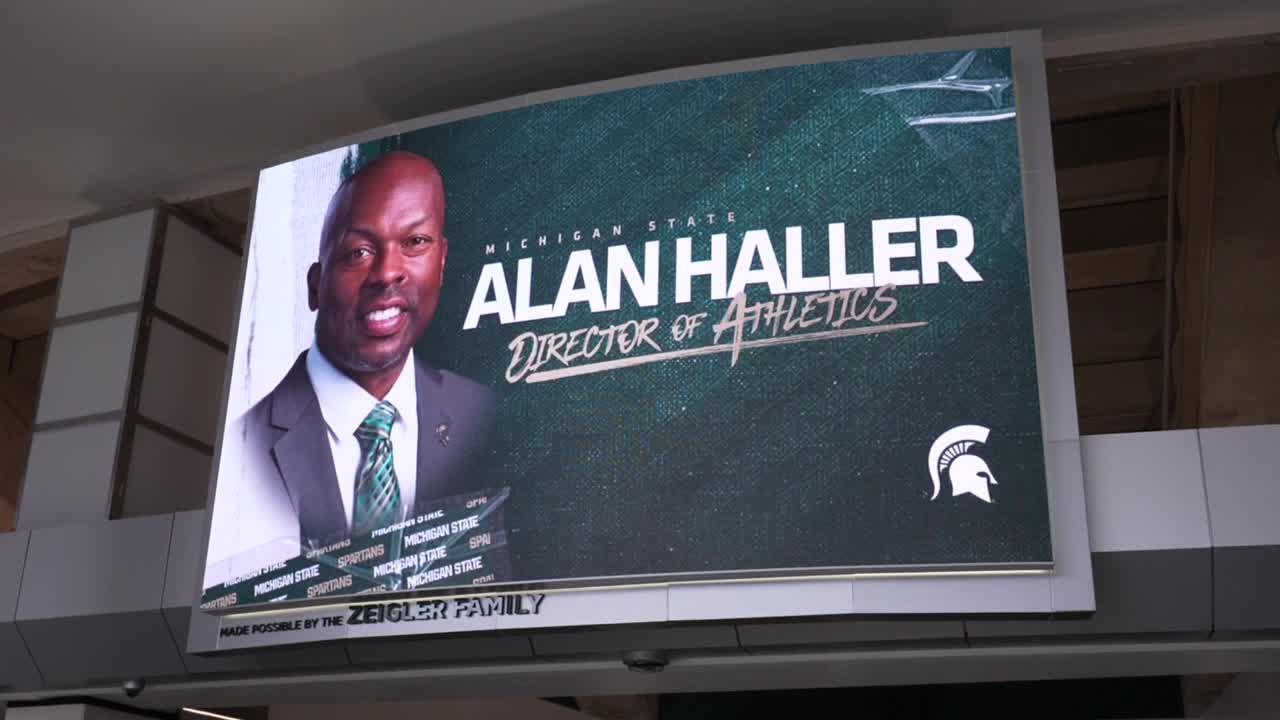 Lansing native Alan Haller officially became MSU's new athletic director on Tuesday