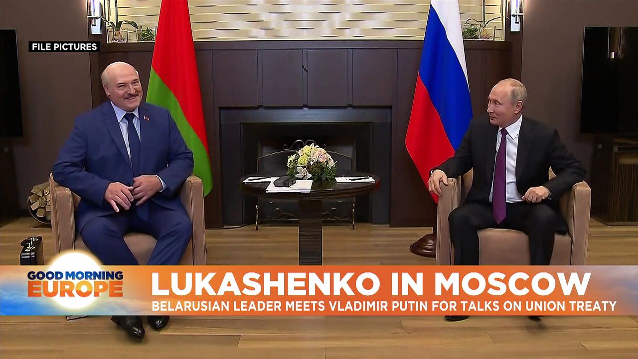 Belarus leader Lukashenko meets Russian counterpart Putin in Moscow