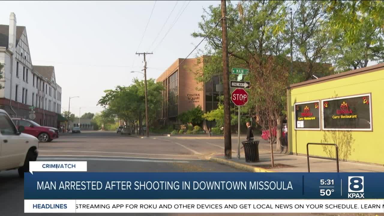 Man arrested after an early-morning shooting in Missoula
