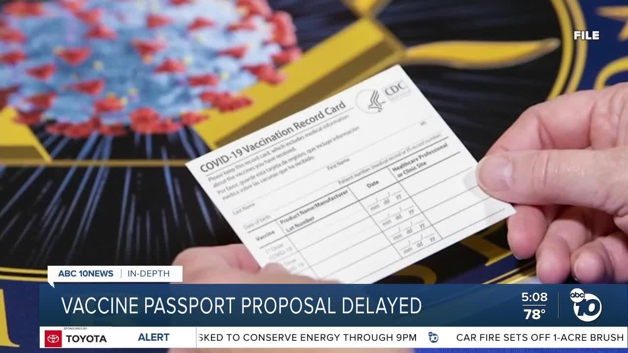 In-Depth: California vaccine passport proposal delayed