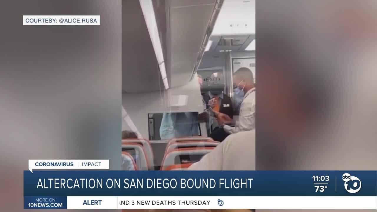 Two Passengers Escorted From SD bound flight for allegedly not following mask mandate