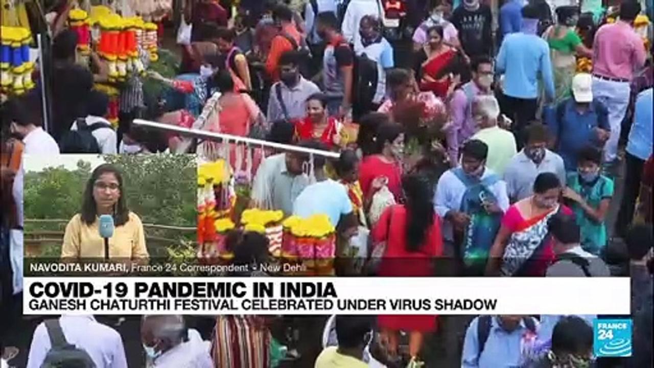 Coronavirus pandemic in India: Ganesh religious festival limited in Covid-19 fight