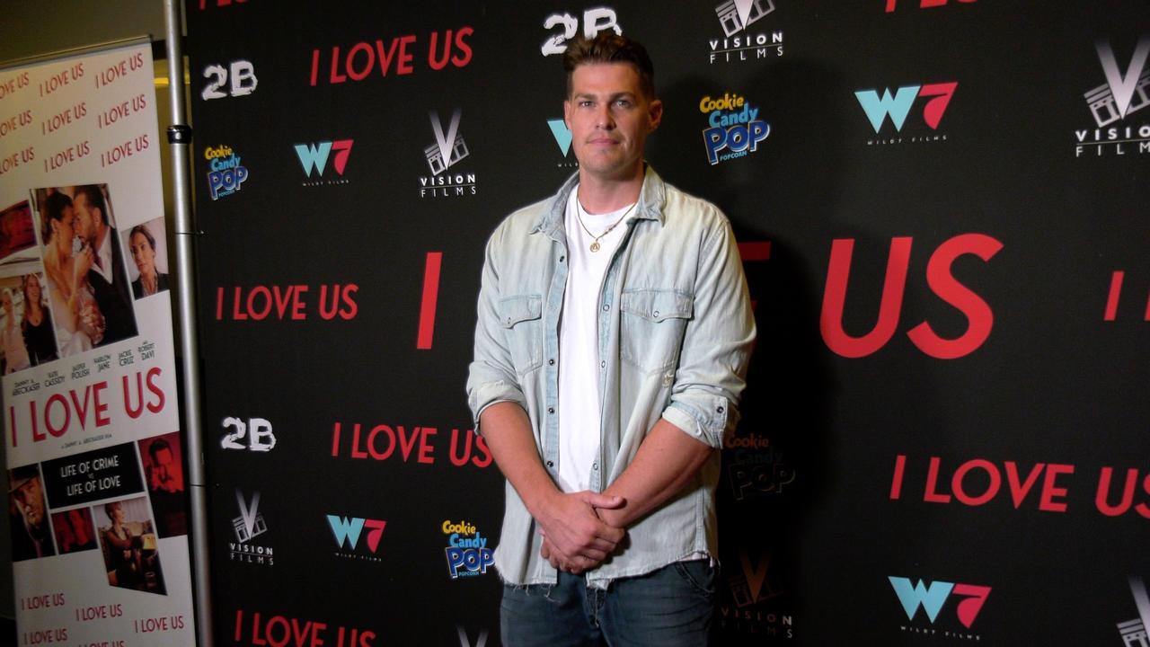 Greg Finley attends the “I Love Us” premiere red carpet in Los Angeles