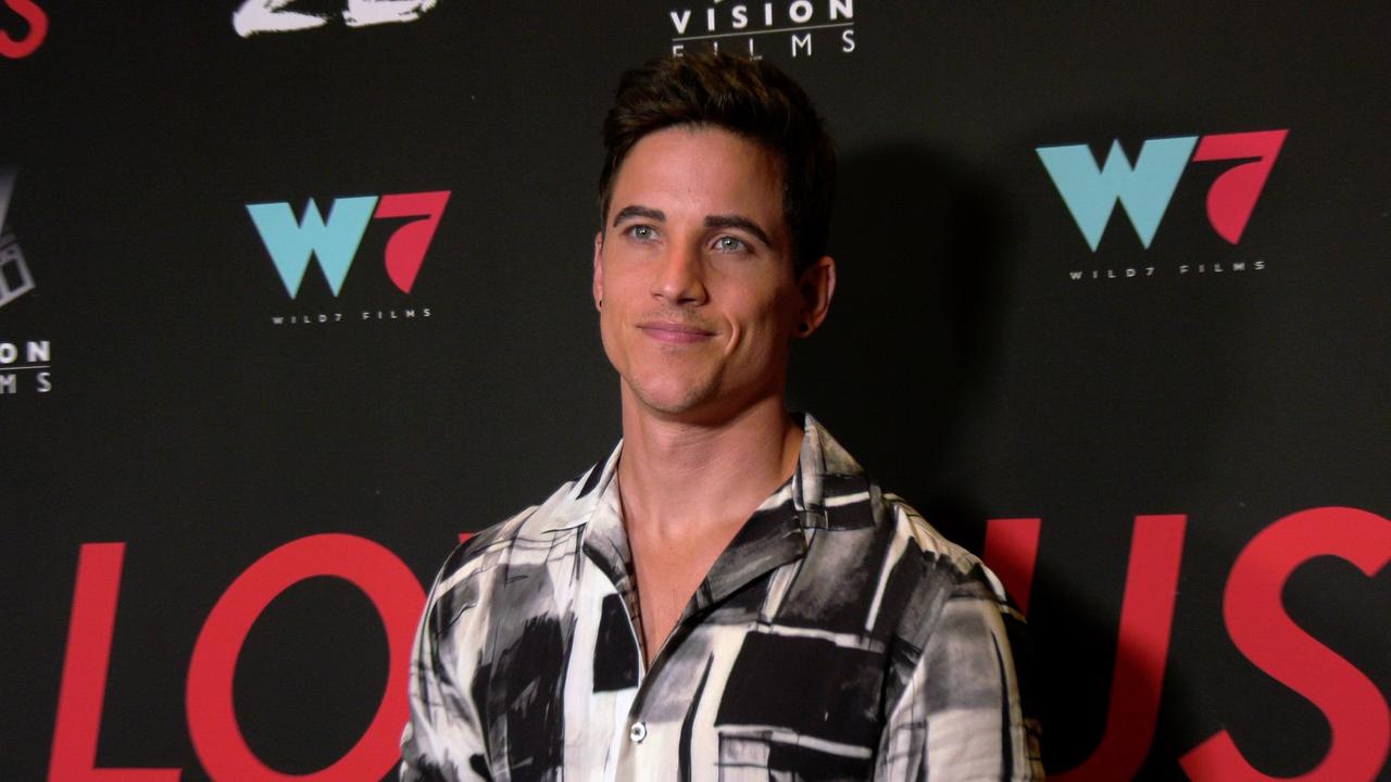 Mike Manning attends the “I Love Us” premiere red carpet in Los Angeles